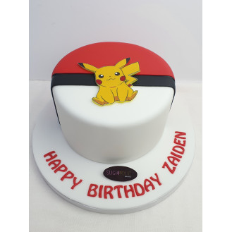 Pokemon with Edible Print Cake Pokemon with Edible Print Cake