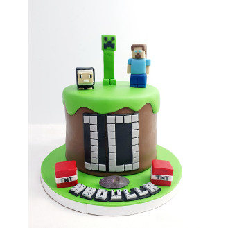 Minecraft Cake 02 Minecraft Cake 02