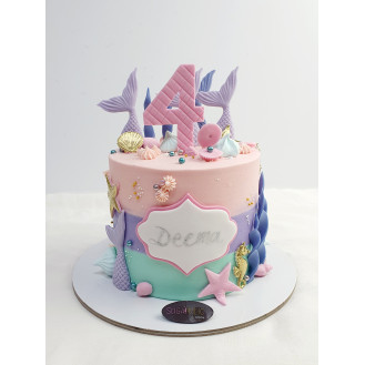 Mermaid Cake 04 Mermaid Cake 04