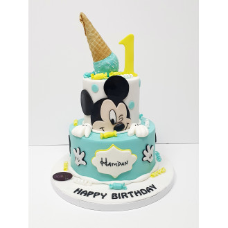 Mickey Mouse Cake 01 Mickey Mouse Cake 01