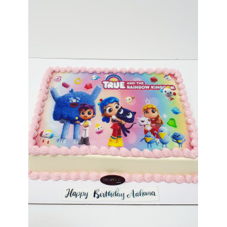 True and the Rainbow Kingdom Edible Print Cake True and the Rainbow Kingdom Edible Print Cake
