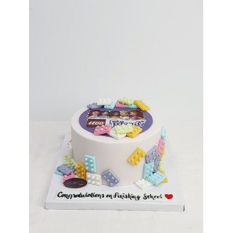 Lego Friends Cake
