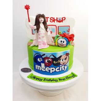 Meep City with Edible Print Cake