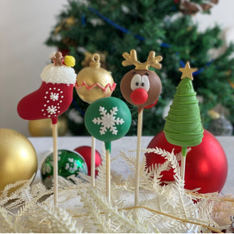 Christmas Cakepops (Set of 5)