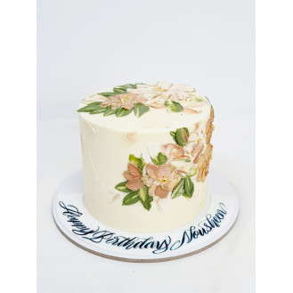 Buttercream Spatula floral Cake 