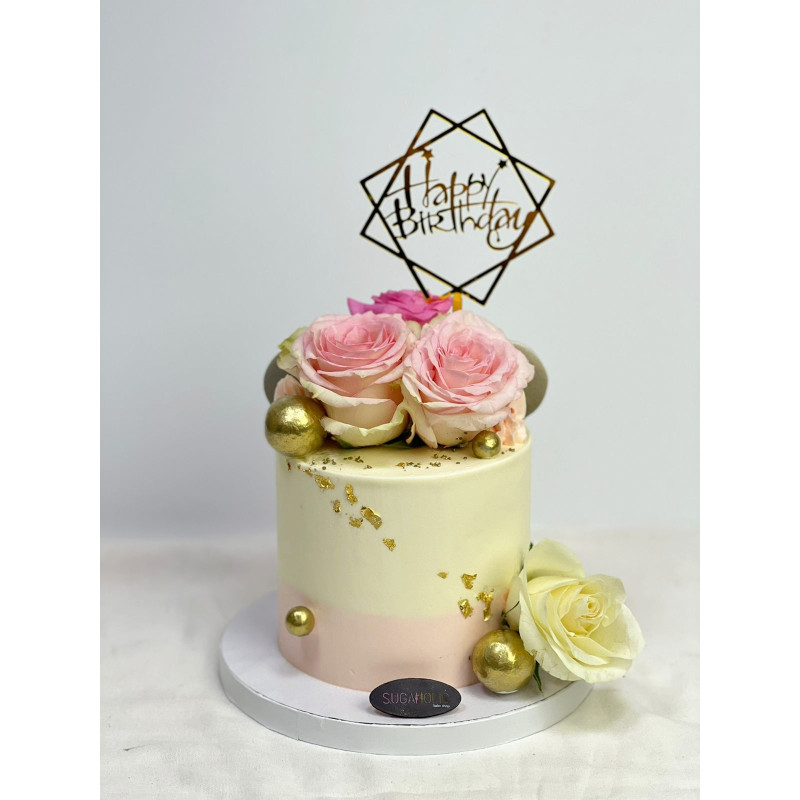 Floral Cake Custom Cakes For Women Sugaholic Dubai 9191