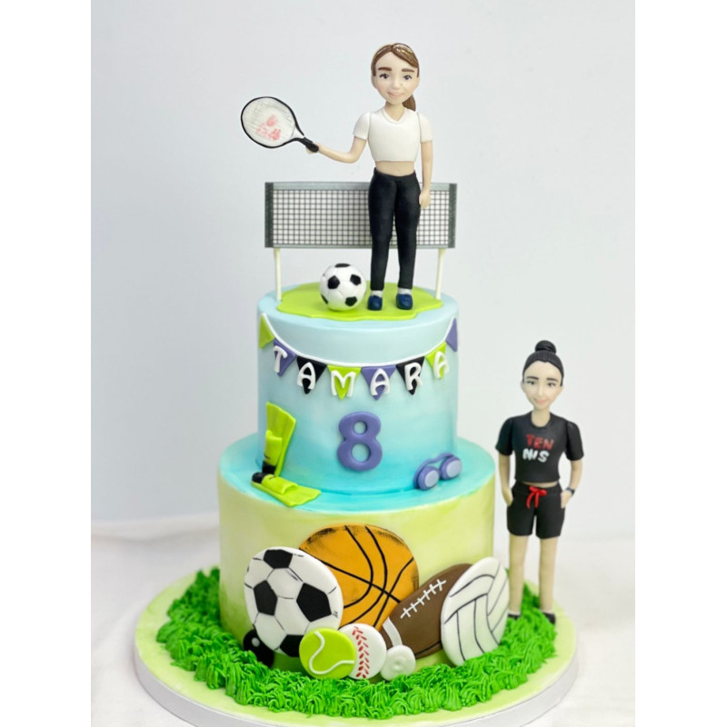 Tennis Court Fondant Cake 3 Kg : Gift/Send Single Pages Gifts Online  HD1112700 |IGP.com