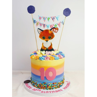 Buttercream Cake with Prints