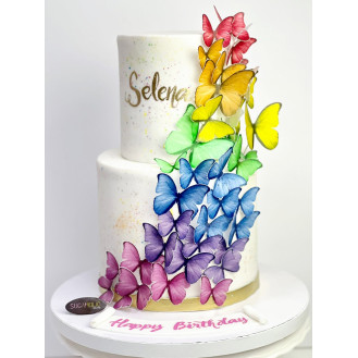 Butterfly Edible Print Cakes