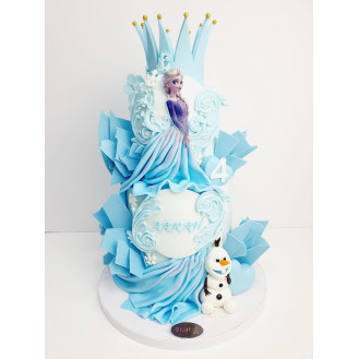 Frozen Elsa Edible Print Cake