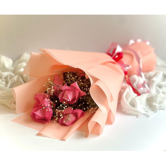 Be My Lady Pink Valentines Bouquet