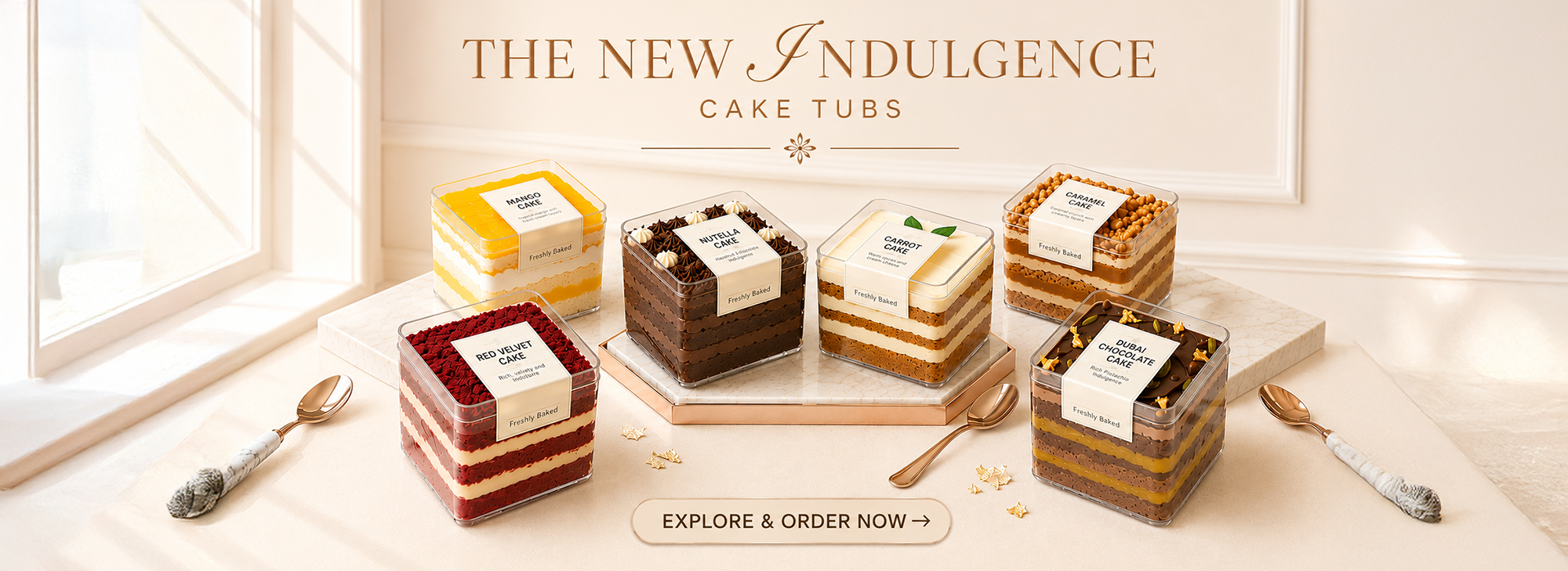 Cake tubs