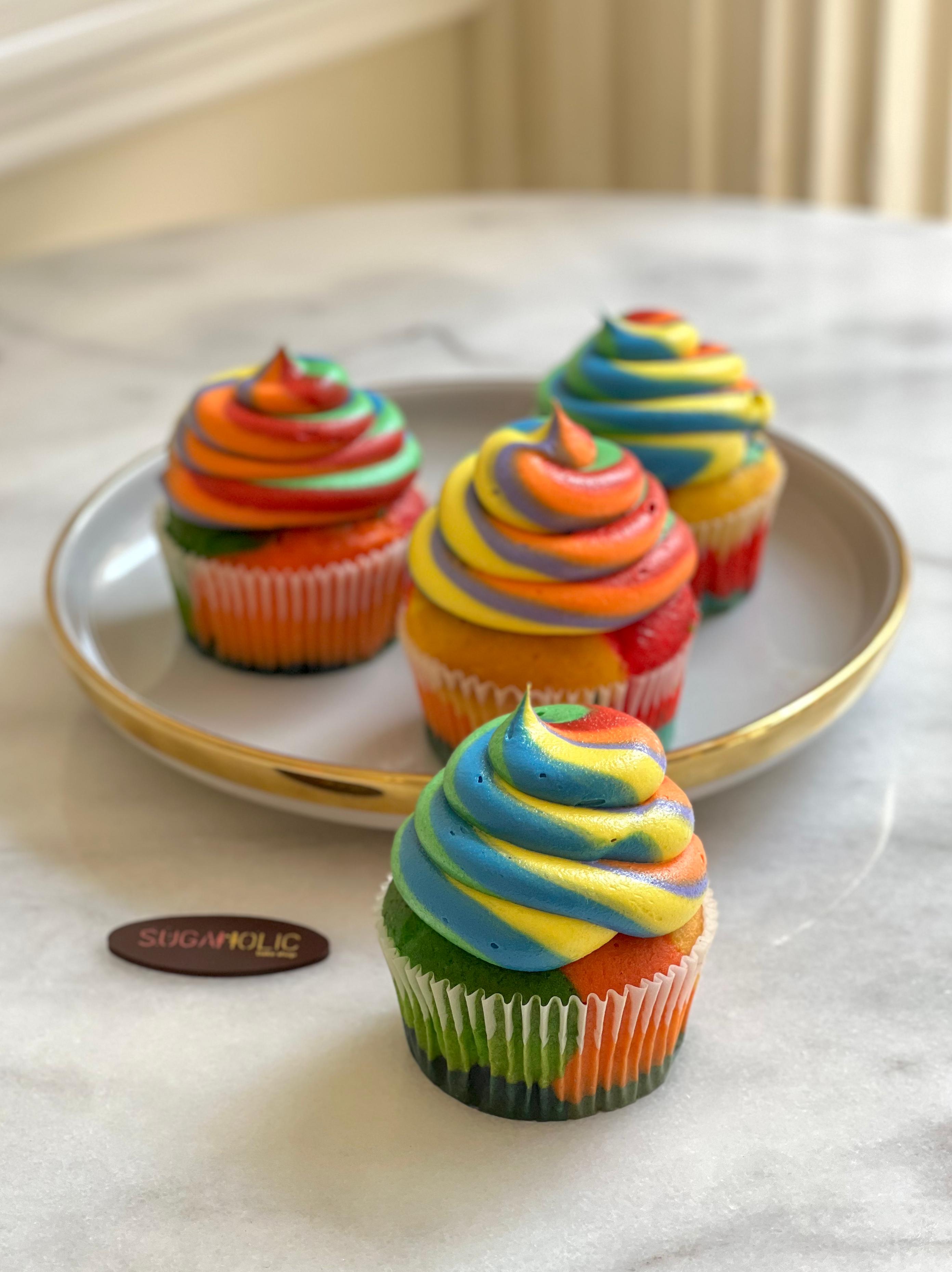 Rainbow Cupcake