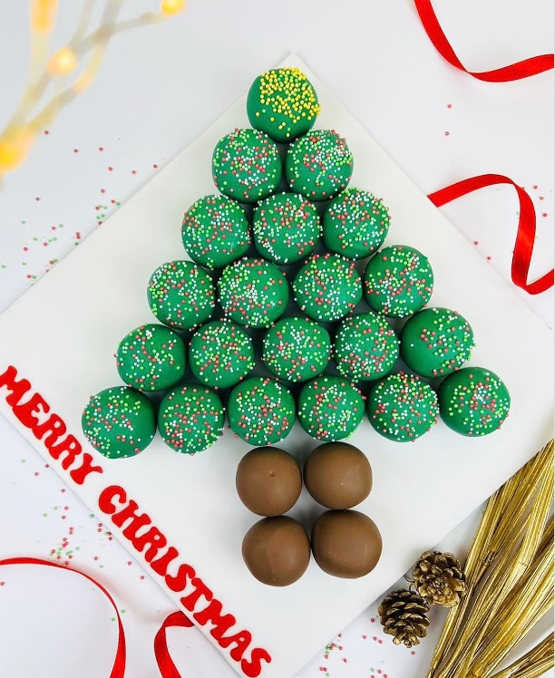 Xmas Tree Cakepops
