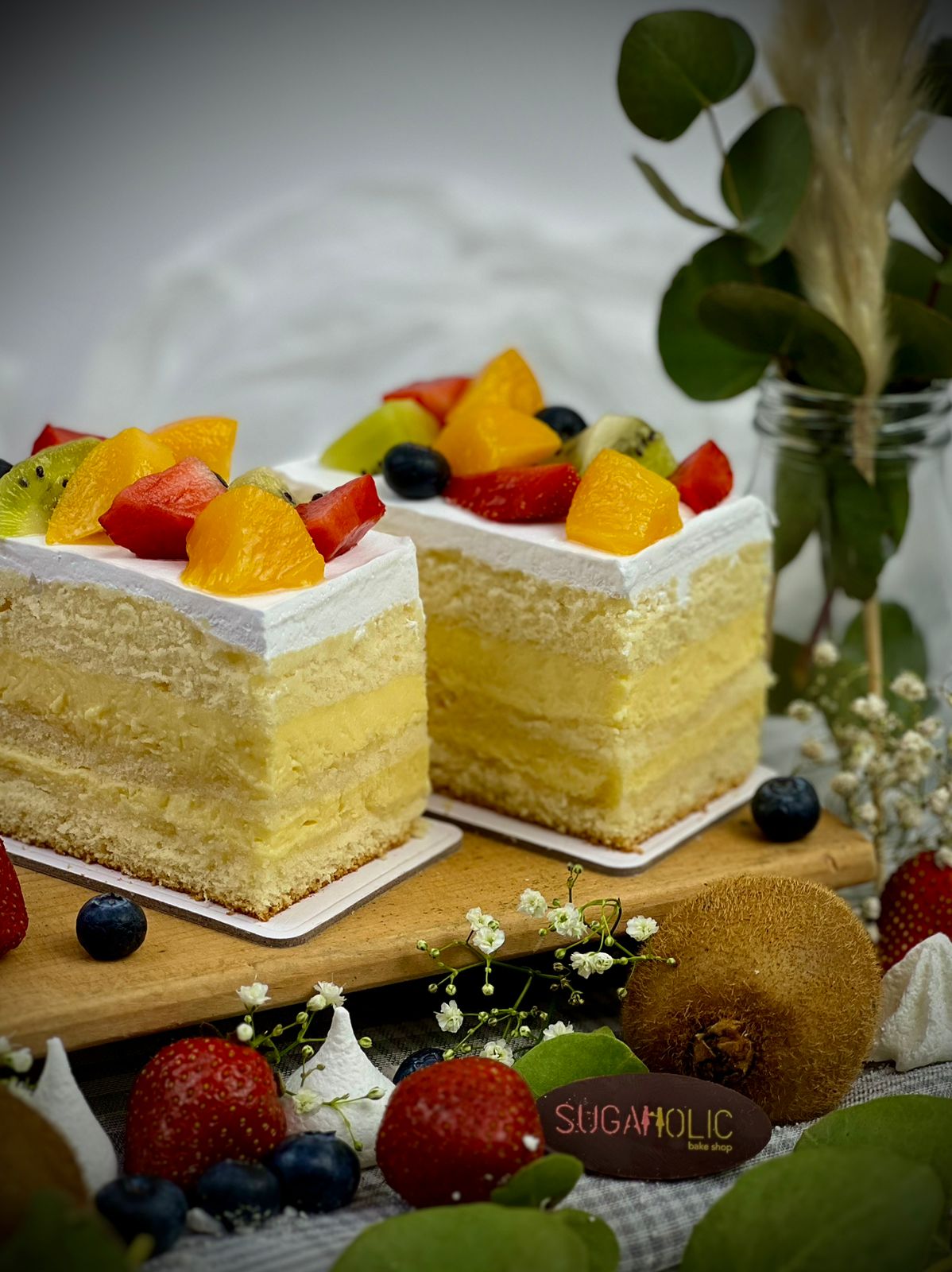 Fruit Custard Pastry (Set of 2)