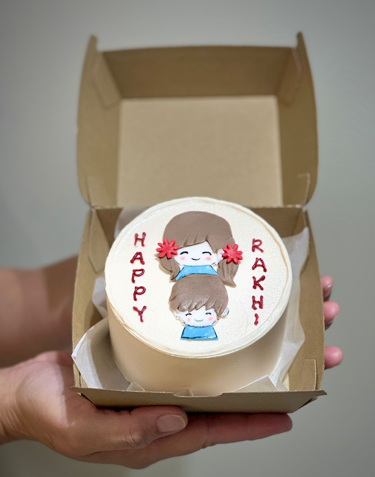Happy Rakhi Bento Cake