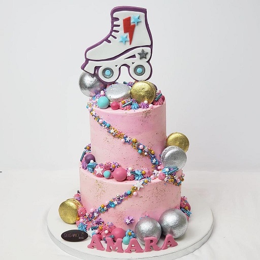 Rollerblading Cake 
