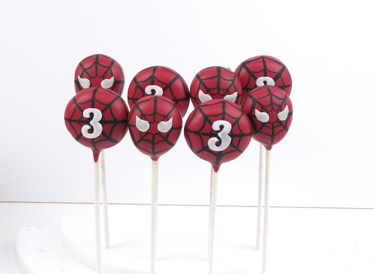 Fun-tastic Spiderman Cakepop  ( Per piece )