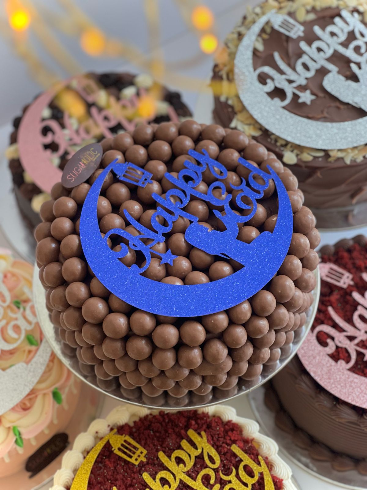 Malteser Cake With Happy Eid topper