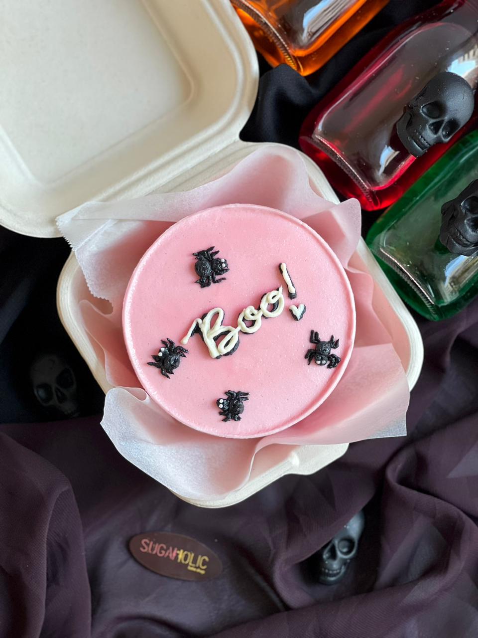 Boo Pink Bento Cake