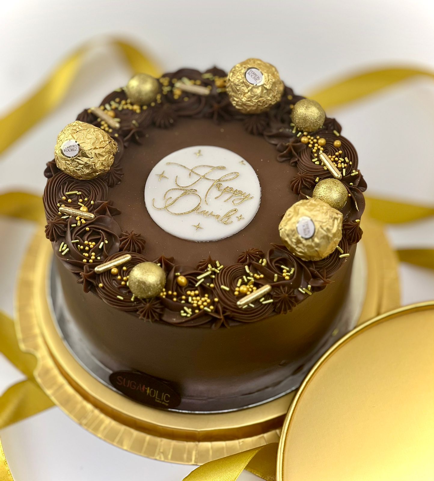 Diwali Ganache Cake 