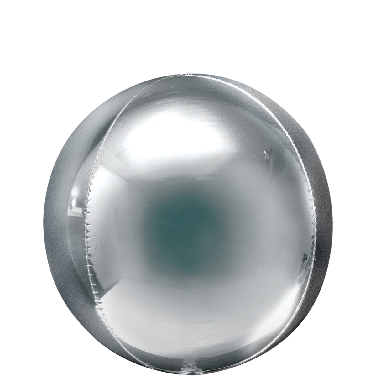 Orbz Silver Balloon with one Tassle 
