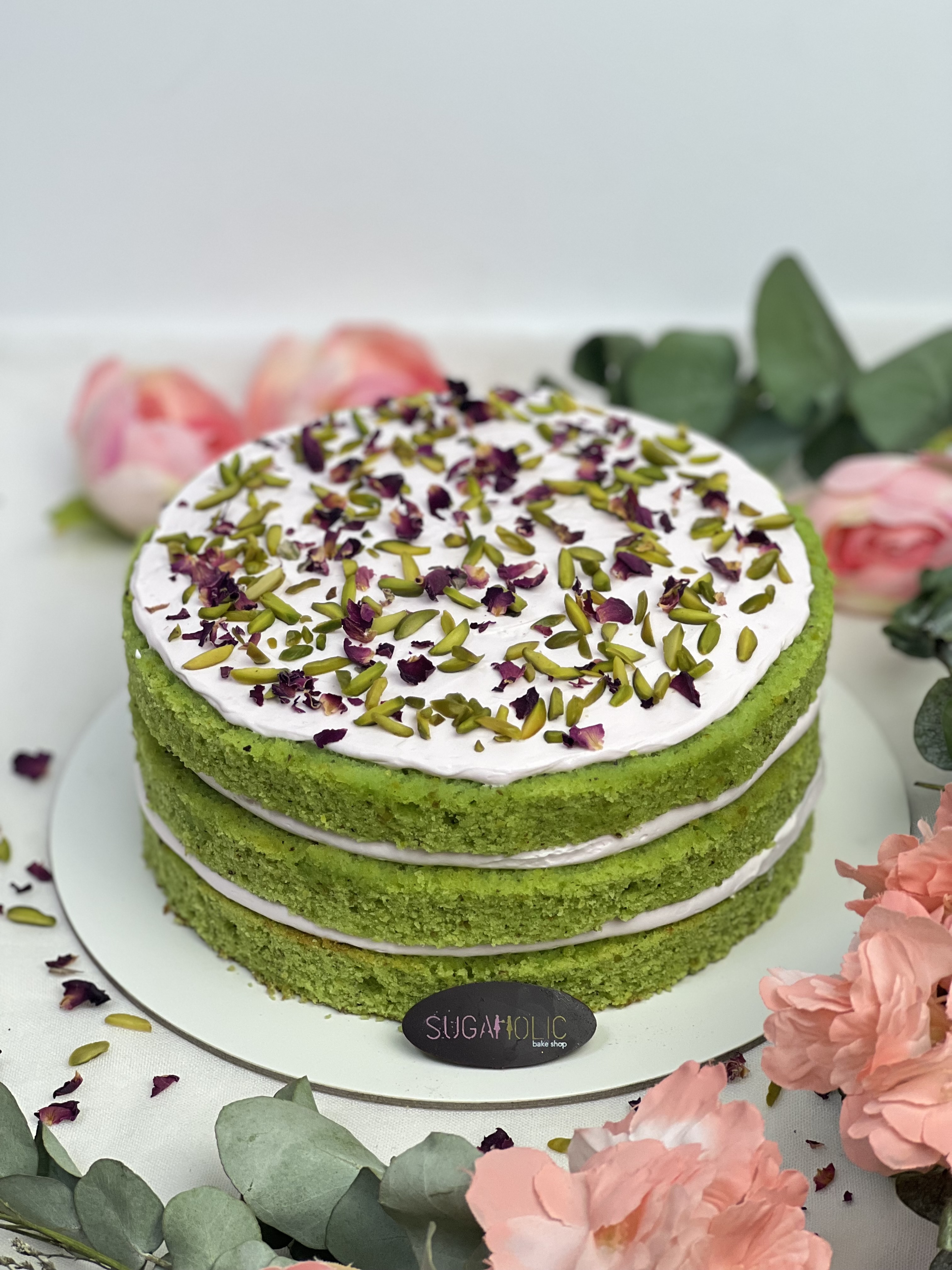 Rose Pistachio Cake