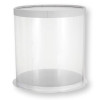 White Transparent box with Ribbon (Aed 20)
