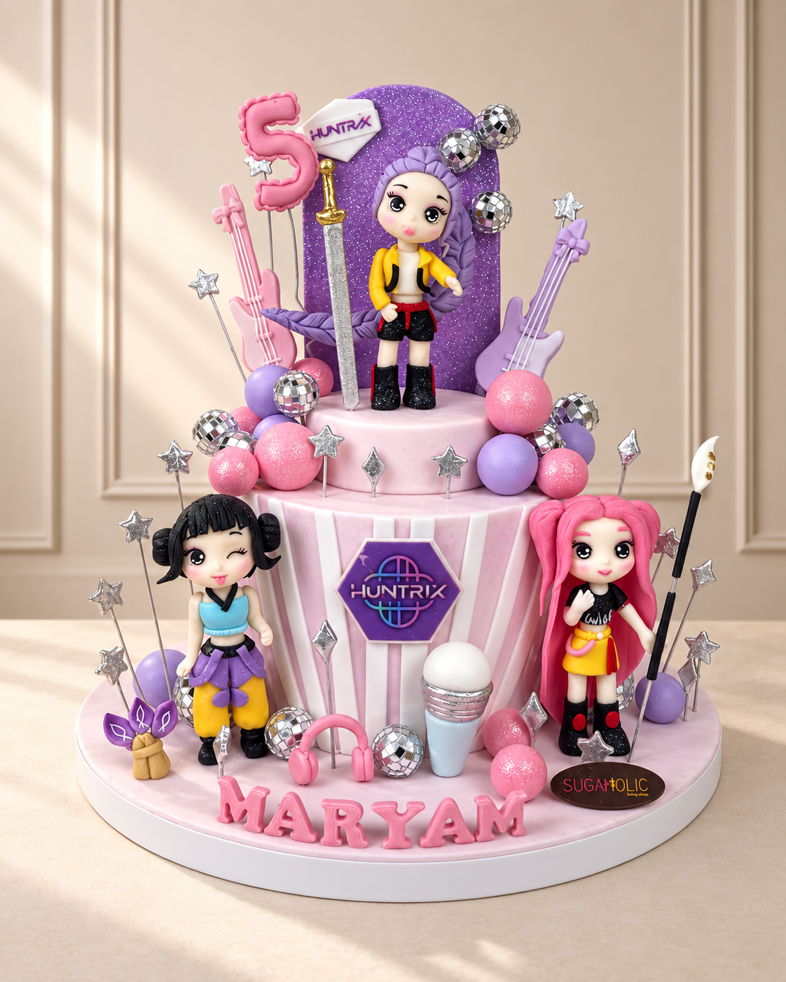 K-Pop Fantasy Idol Fondant Cake