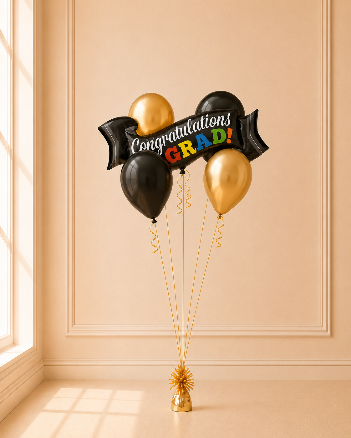Graduation Ribbon Balloon Set