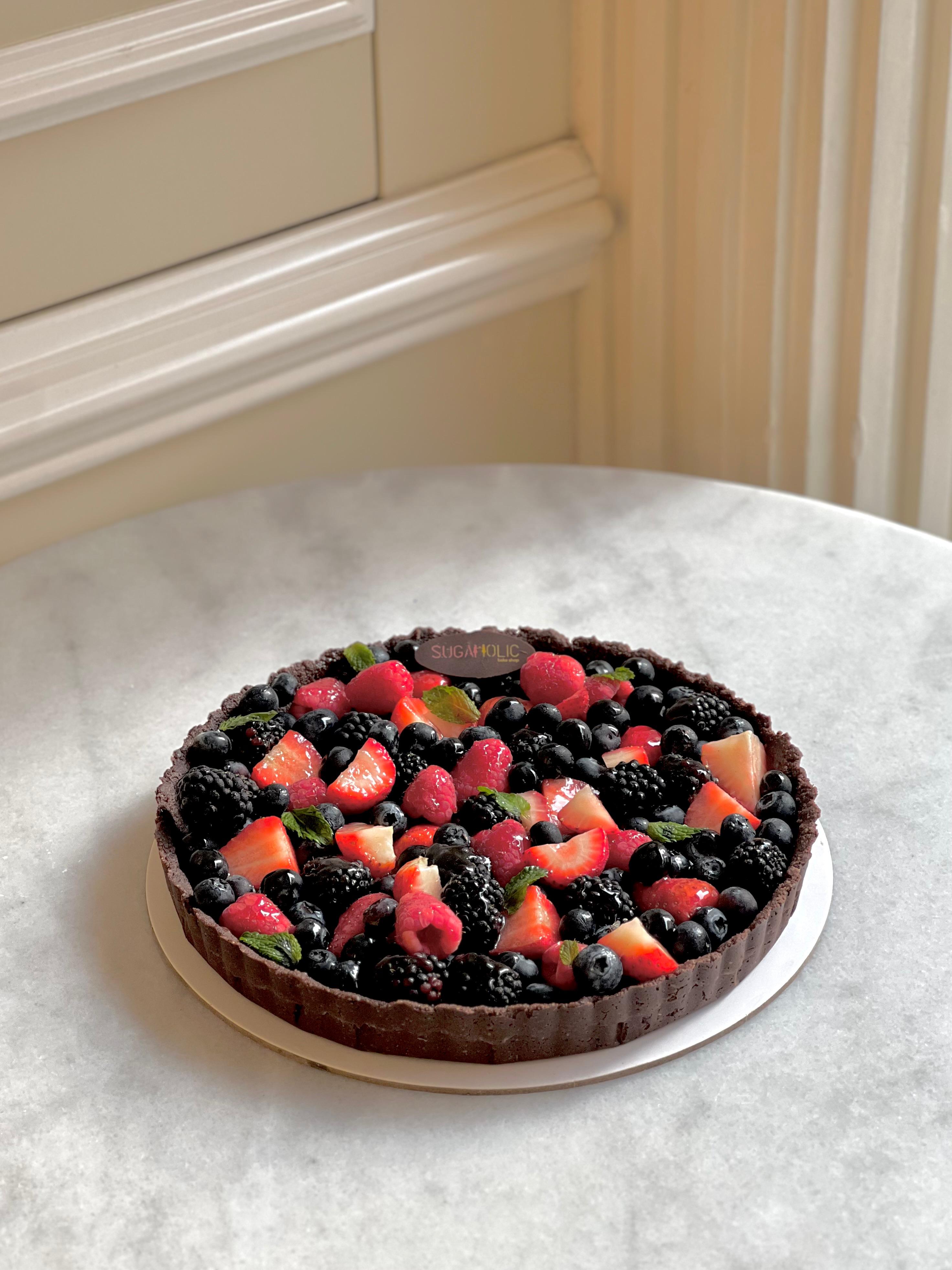 Mixed Berries  Vegan and Gluten Free Tart