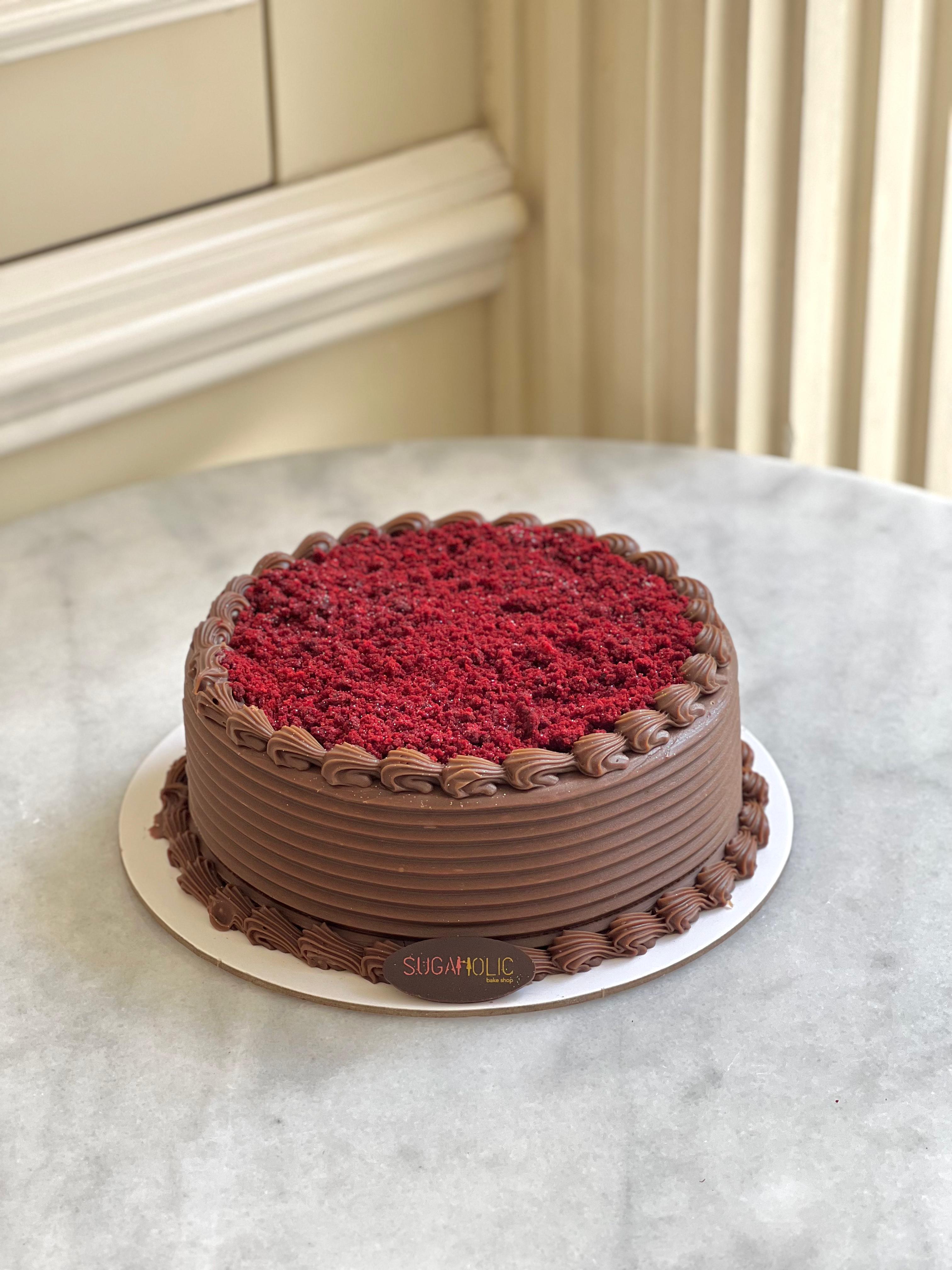 Red Velvet Cake with Chocolate Ganache