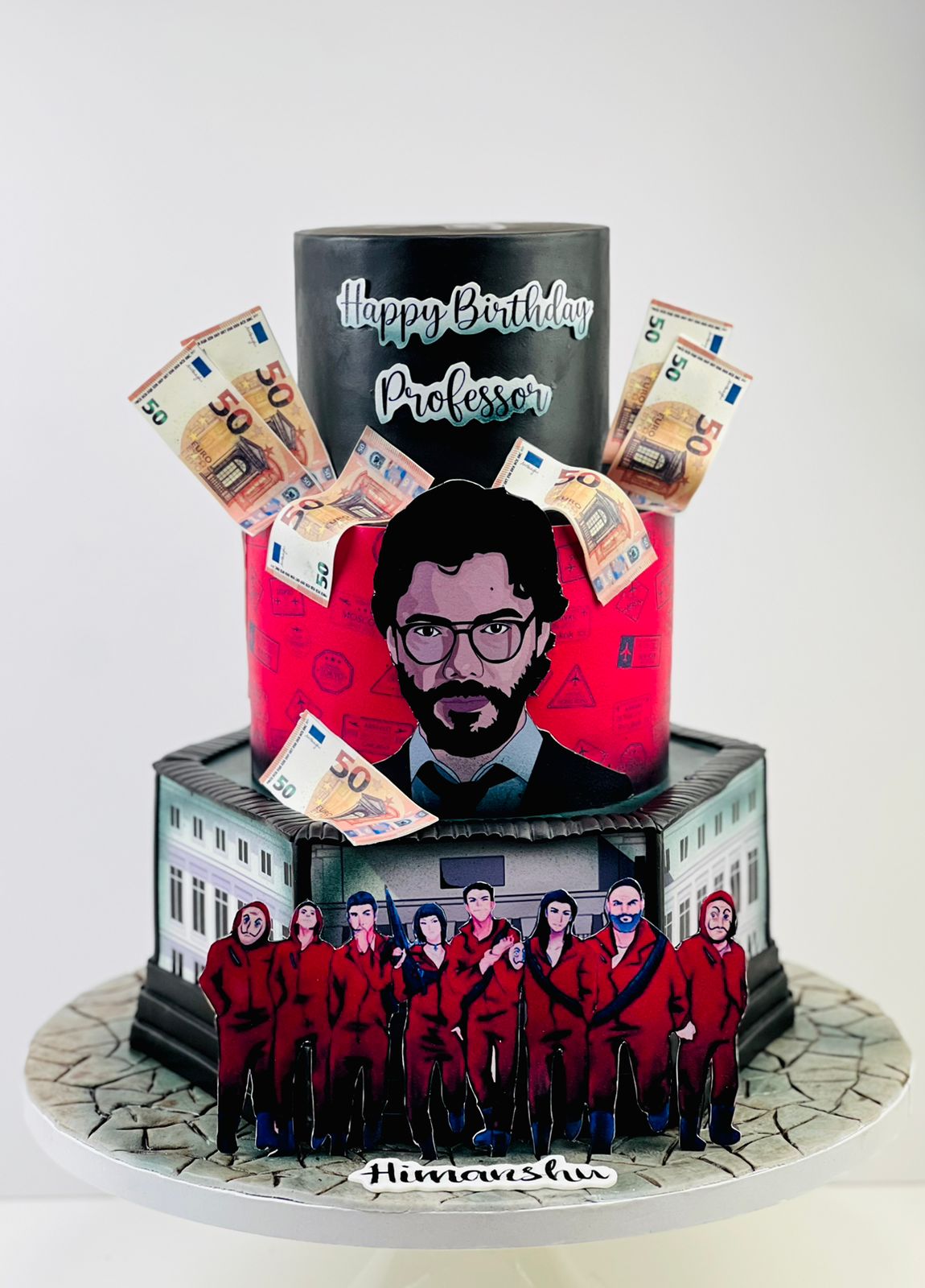 Money Heist Cake 