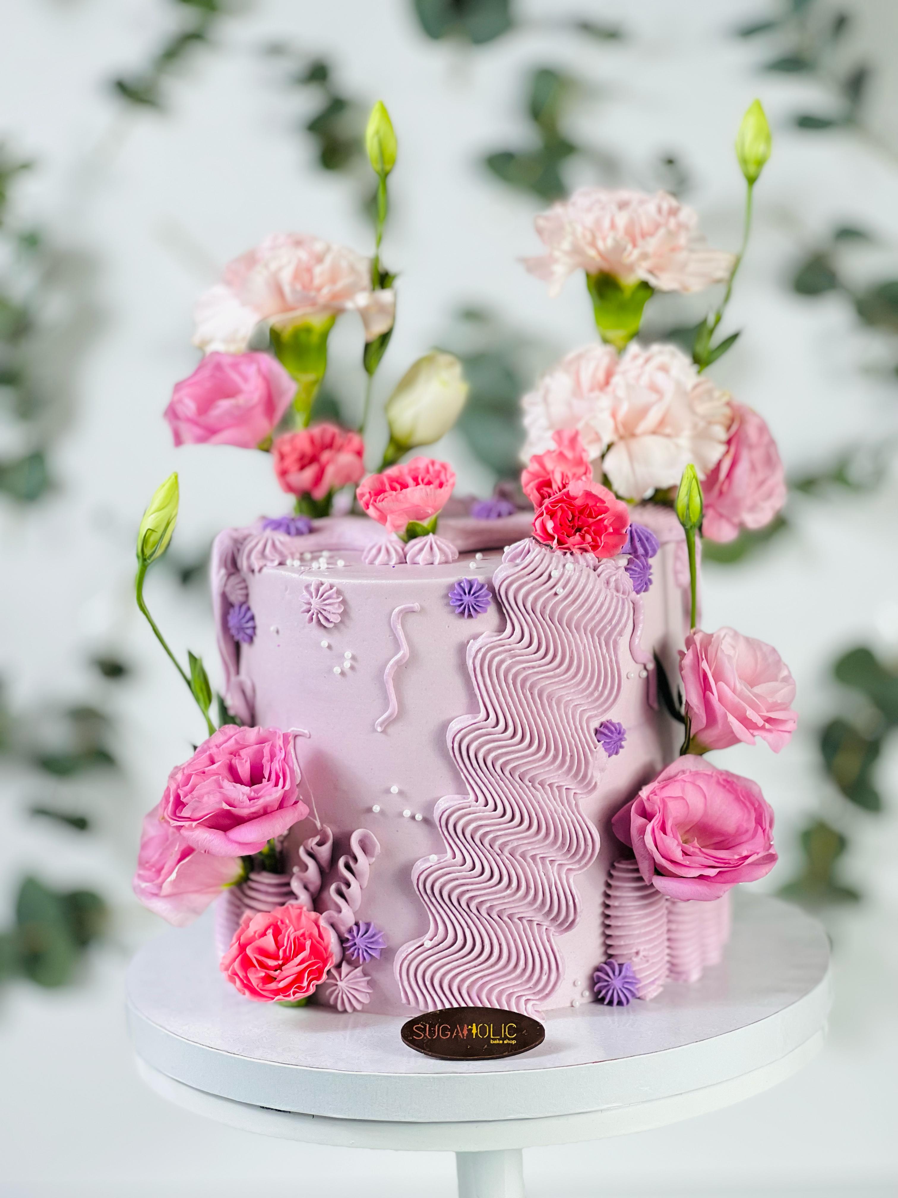 Fancy Floral Buttercream Cake