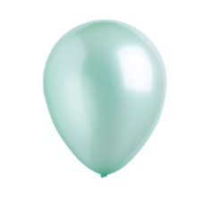 Mint Green Pearlized Latex Balloons