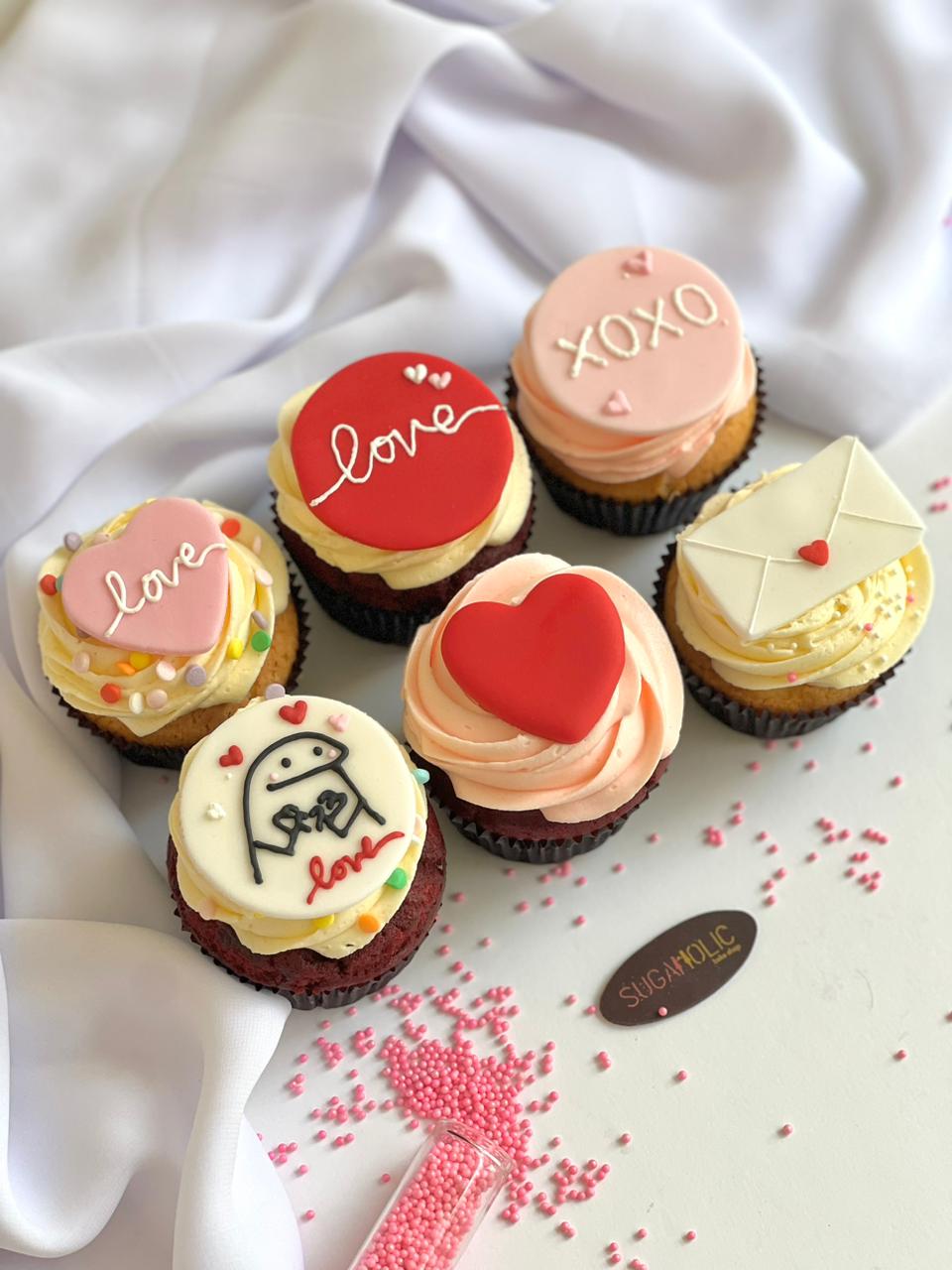 Te Amo Valentine Cupcake (per piece)