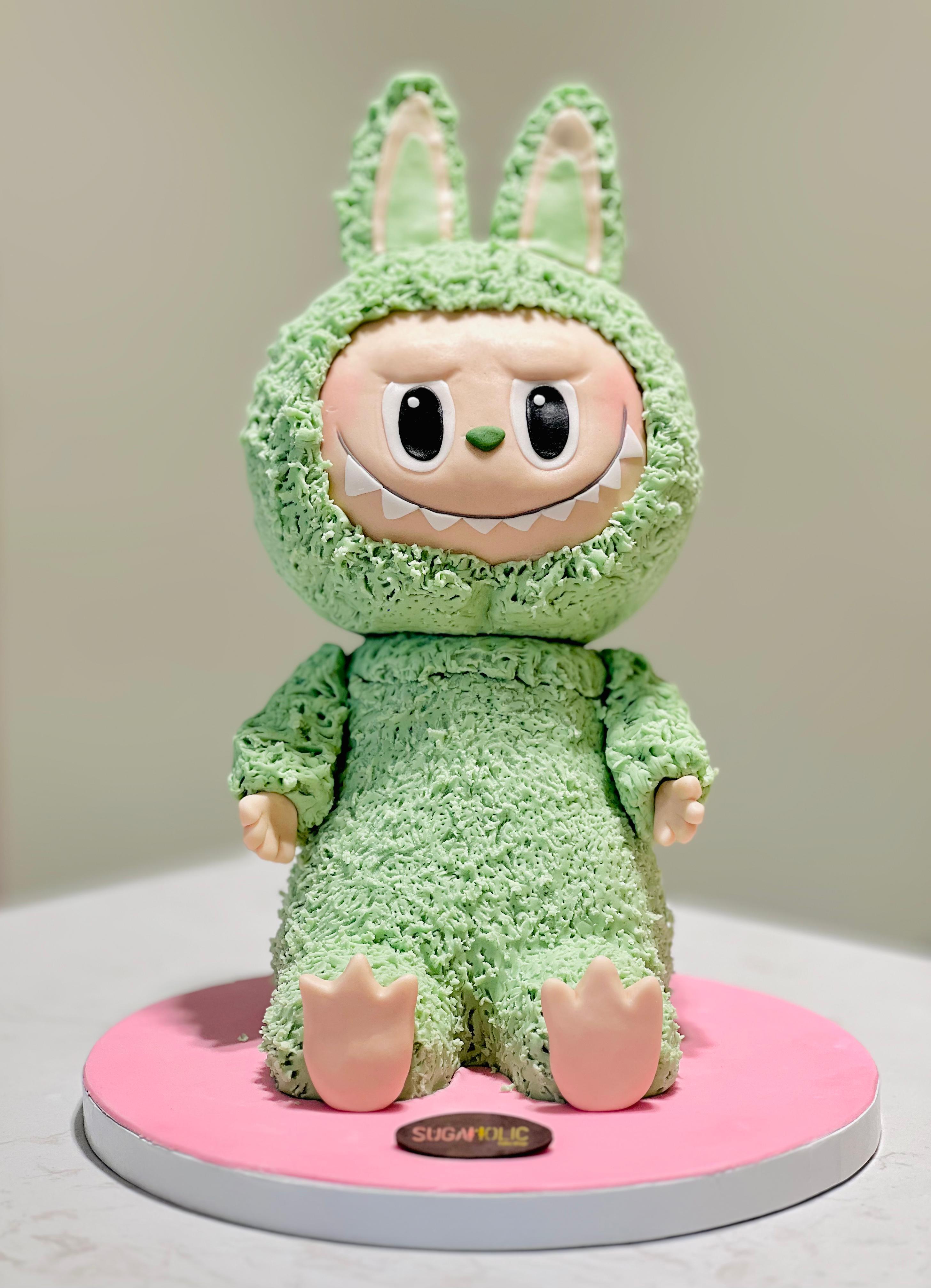 Labubu 3D Fondant Cake 