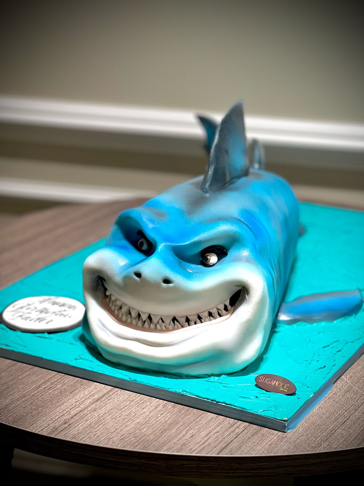 3d Blue Shark Cake