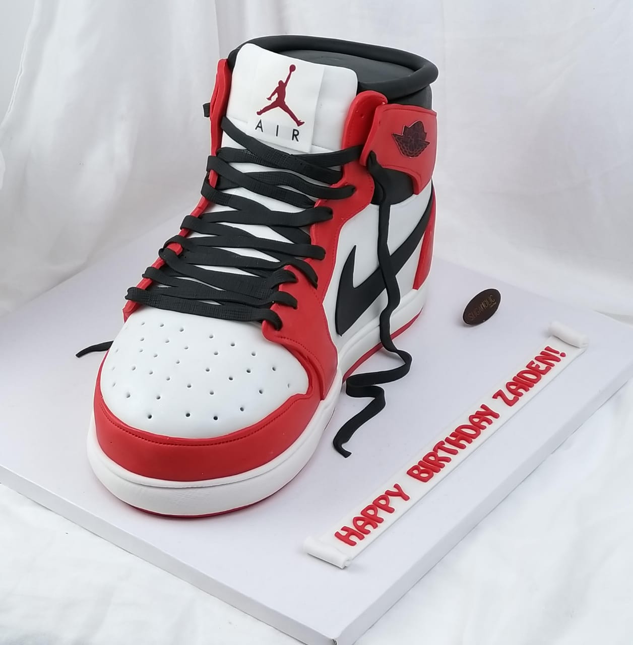 3d Jordan Red Shoe Cake