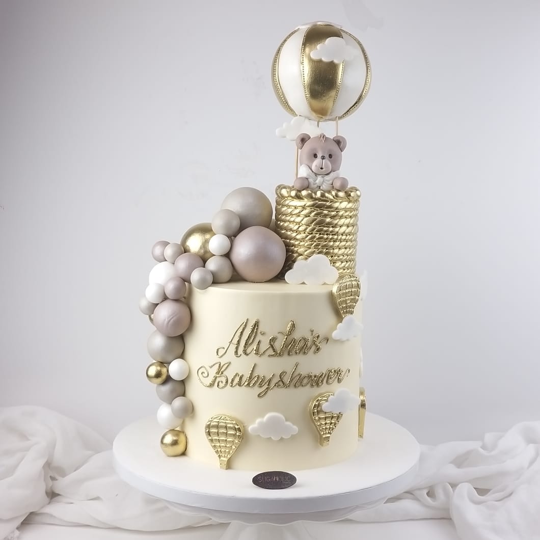 Baby Shower Buttercream Cake 