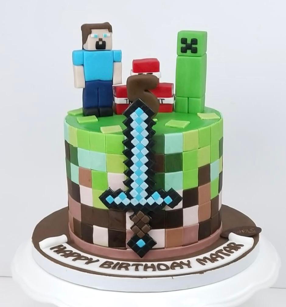 Minecraft Cake 05