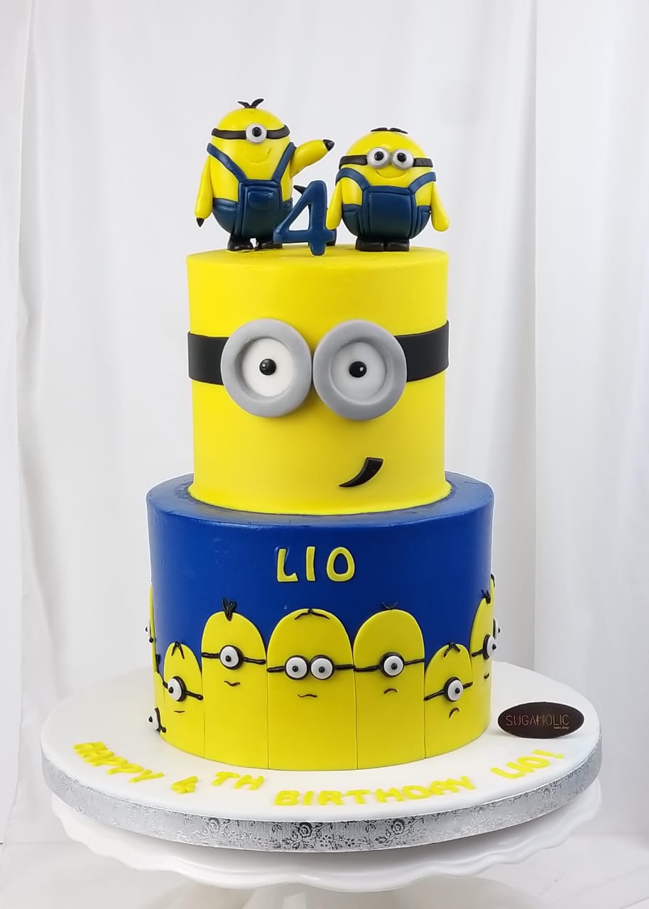 Minion Buttercream Cake