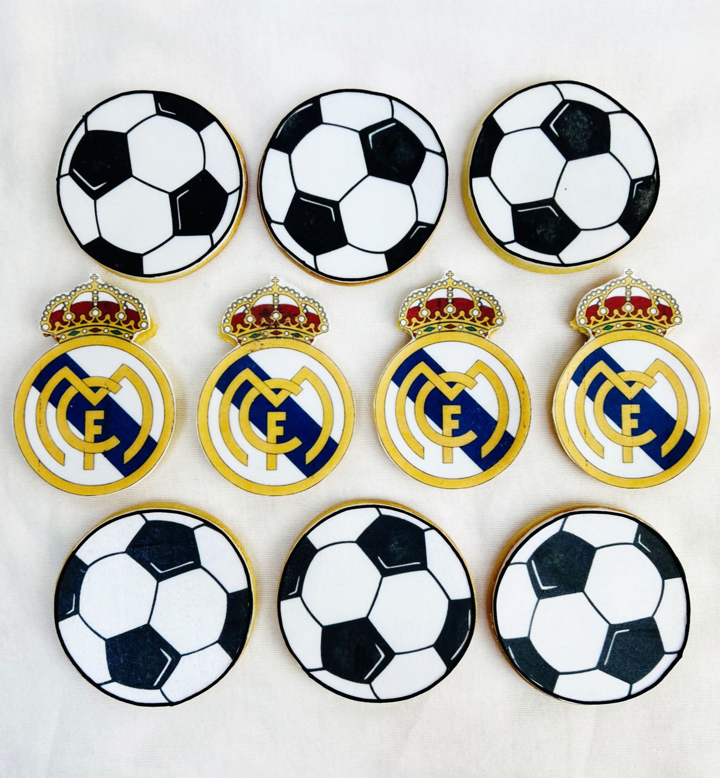 Edible Print Football Themed Cookies (Per Piece)