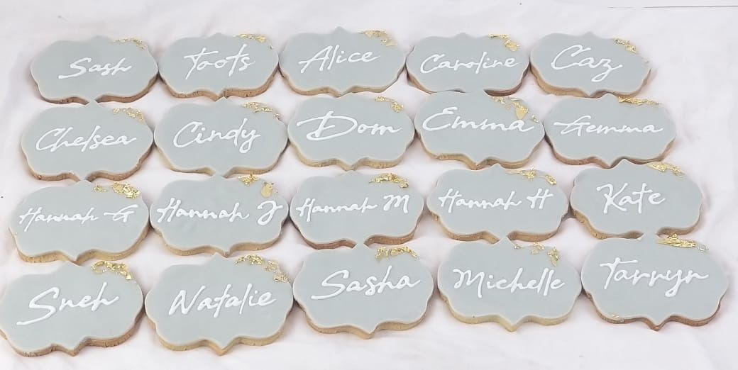 Name Plaque Cookies ( per piece)