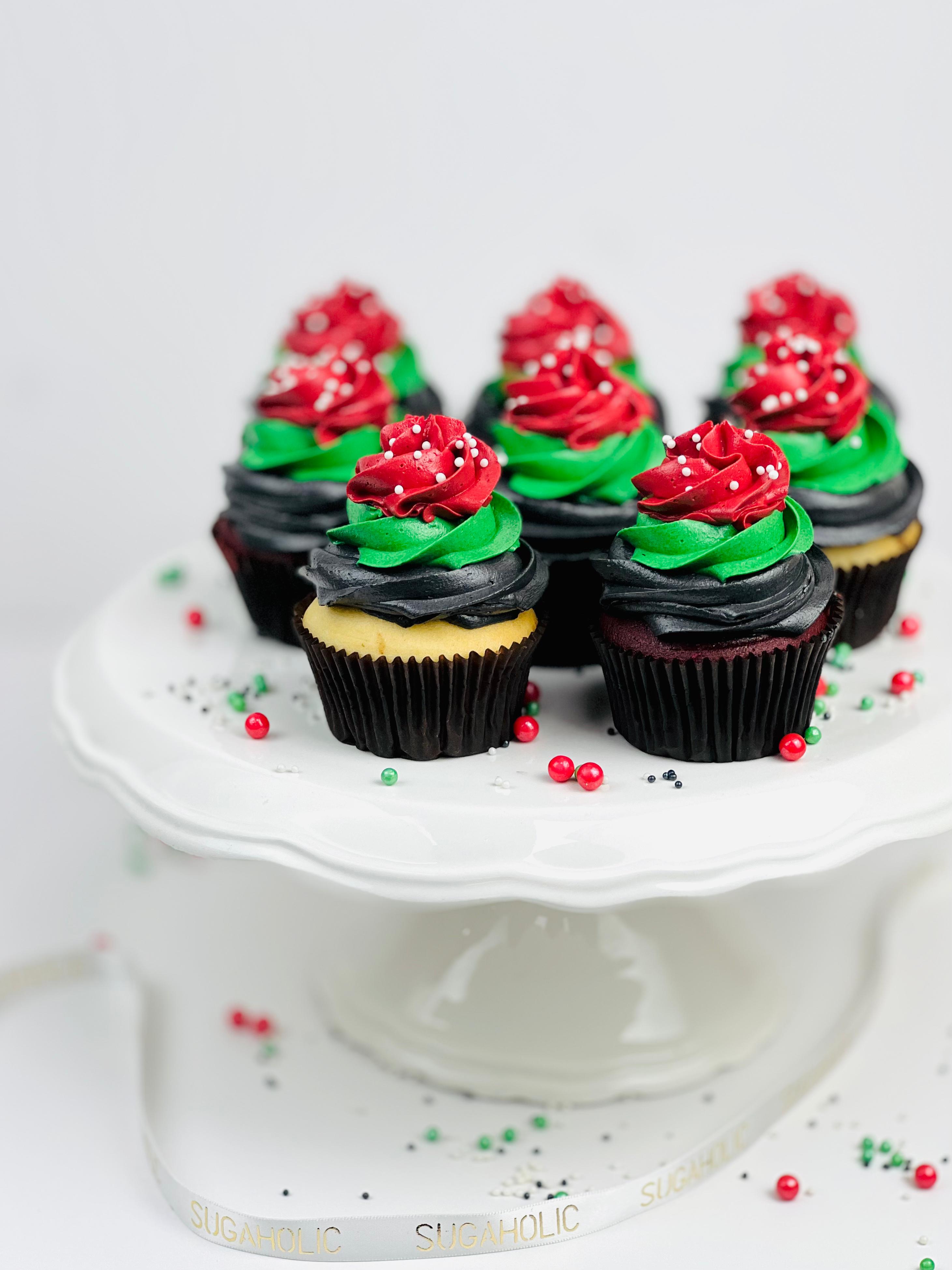 UAE National Day Swirl Cupcake