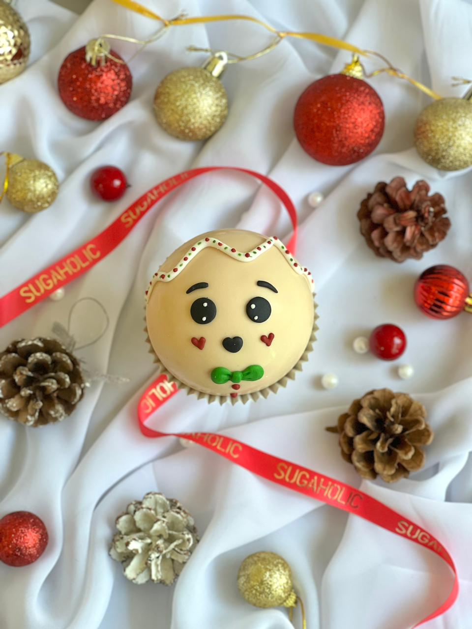 Christmas Choco Bomb- Gingerman Face