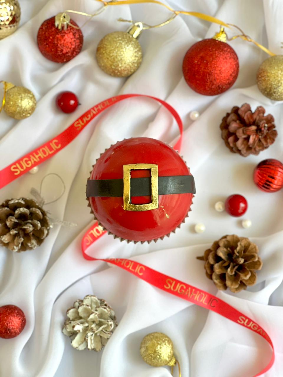 Christmas Choco Bomb- Santa Belt