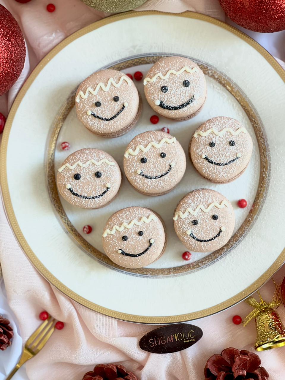 Gingerman Face Macaroon ( per piece)