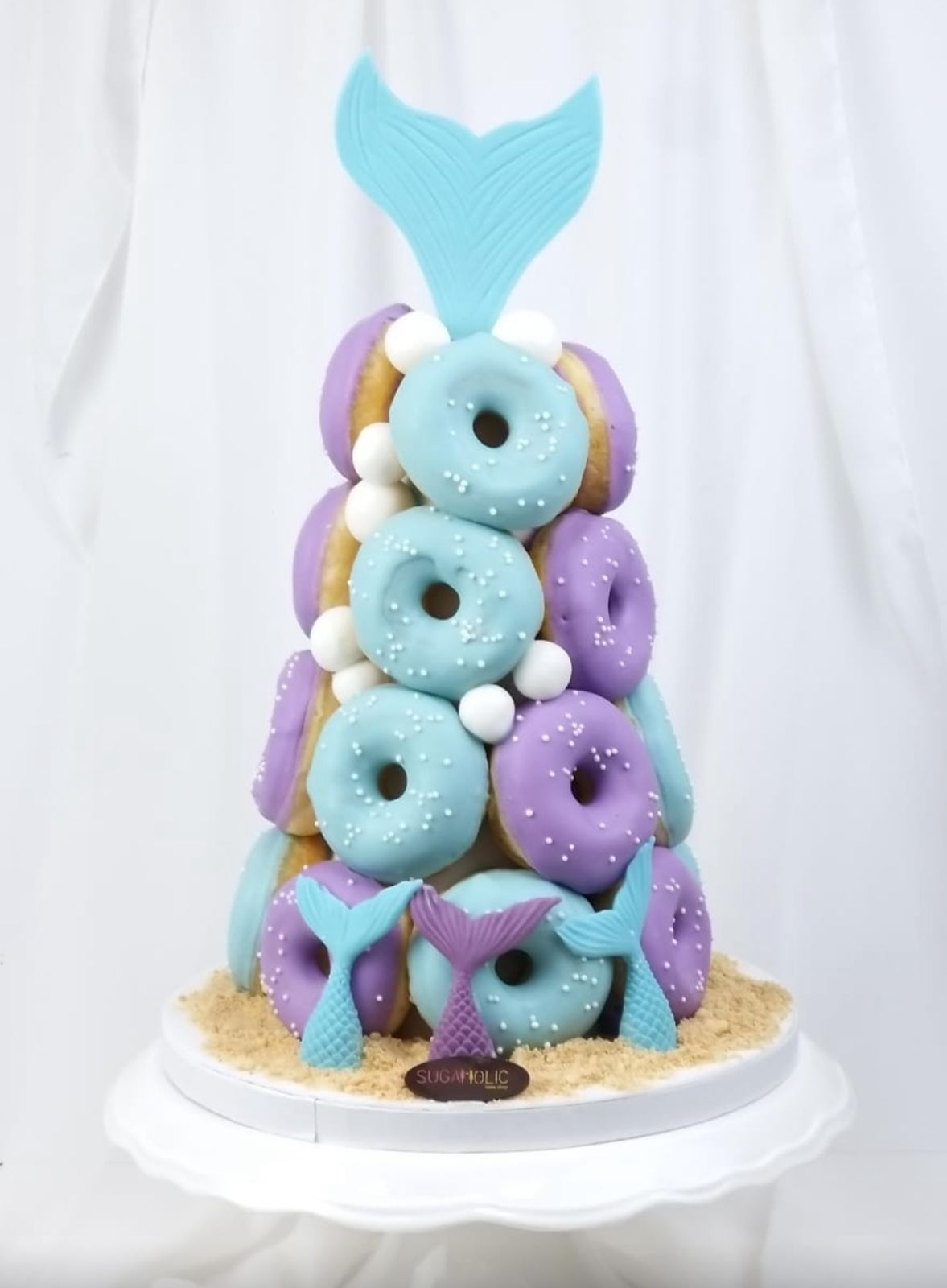 Mermaid Tail Donut Tower 