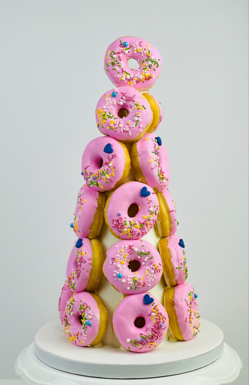 Pinkie Pink Donut Tower